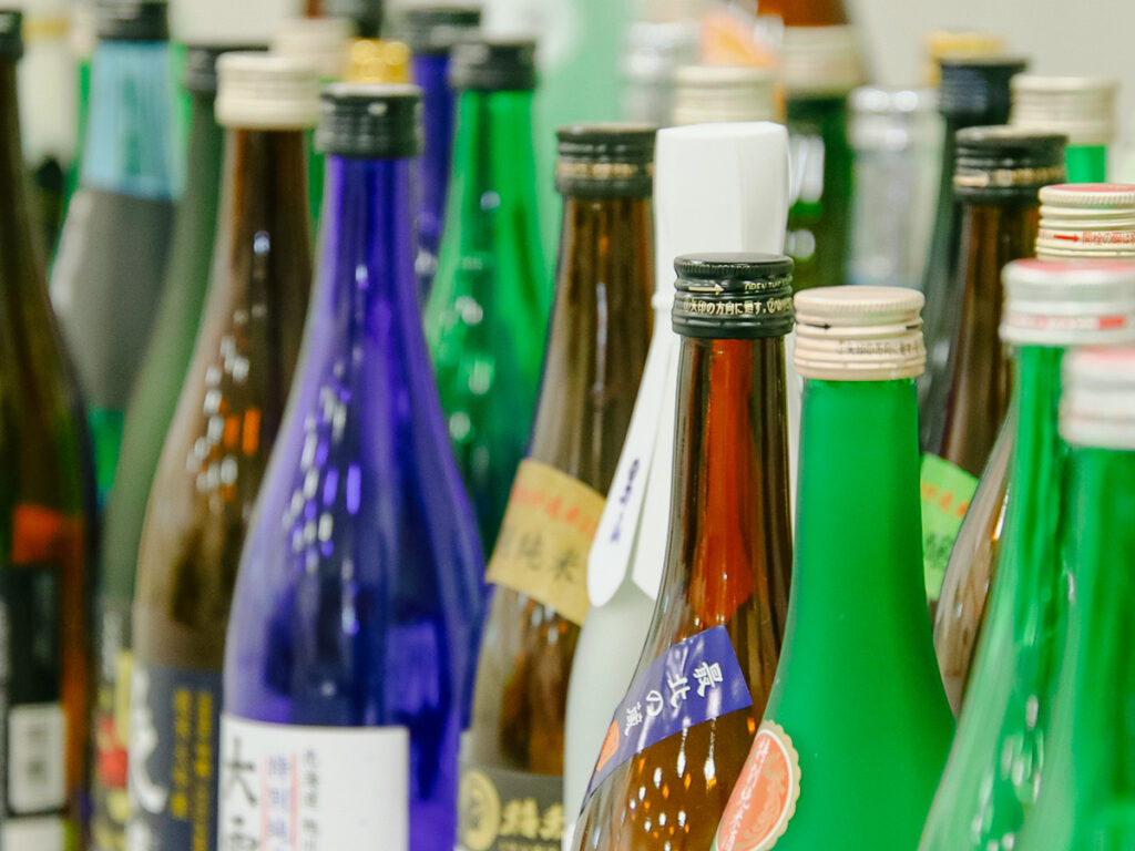 並べられた酒瓶